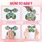 Painting Butterfly Activity Craft Kit for Kids, 24 Paper Butterflies and 12 Color Pens, Rubber Band Wind Up Butterfly Toy, Make Your Own Magic Flying Butterfly, Party Game,School Activity,Surprise Card